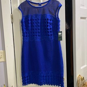 NWT Ralph Lauren Royal Blue Dress